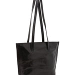 Borsa a spalla da donna 100% pelle 5572-Nero I Fratelli
