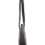 Borsa a spalla da donna 100% pelle 5572-Nero I Fratelli
