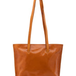 Borsa a spalla da donna 100% pelle 5572-Senape I Fratelli