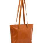 Borsa a spalla da donna 100% pelle 5572-Senape I Fratelli