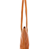 Borsa a spalla da donna 100% pelle 5572-Senape I Fratelli