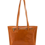 Borsa a spalla da donna 100% pelle 5572-Senape I Fratelli