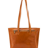 Borsa a spalla da donna 100% pelle 5572-Senape I Fratelli