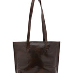 Borsa a spalla da donna 100% pelle 5572-Tmoro I Fratelli