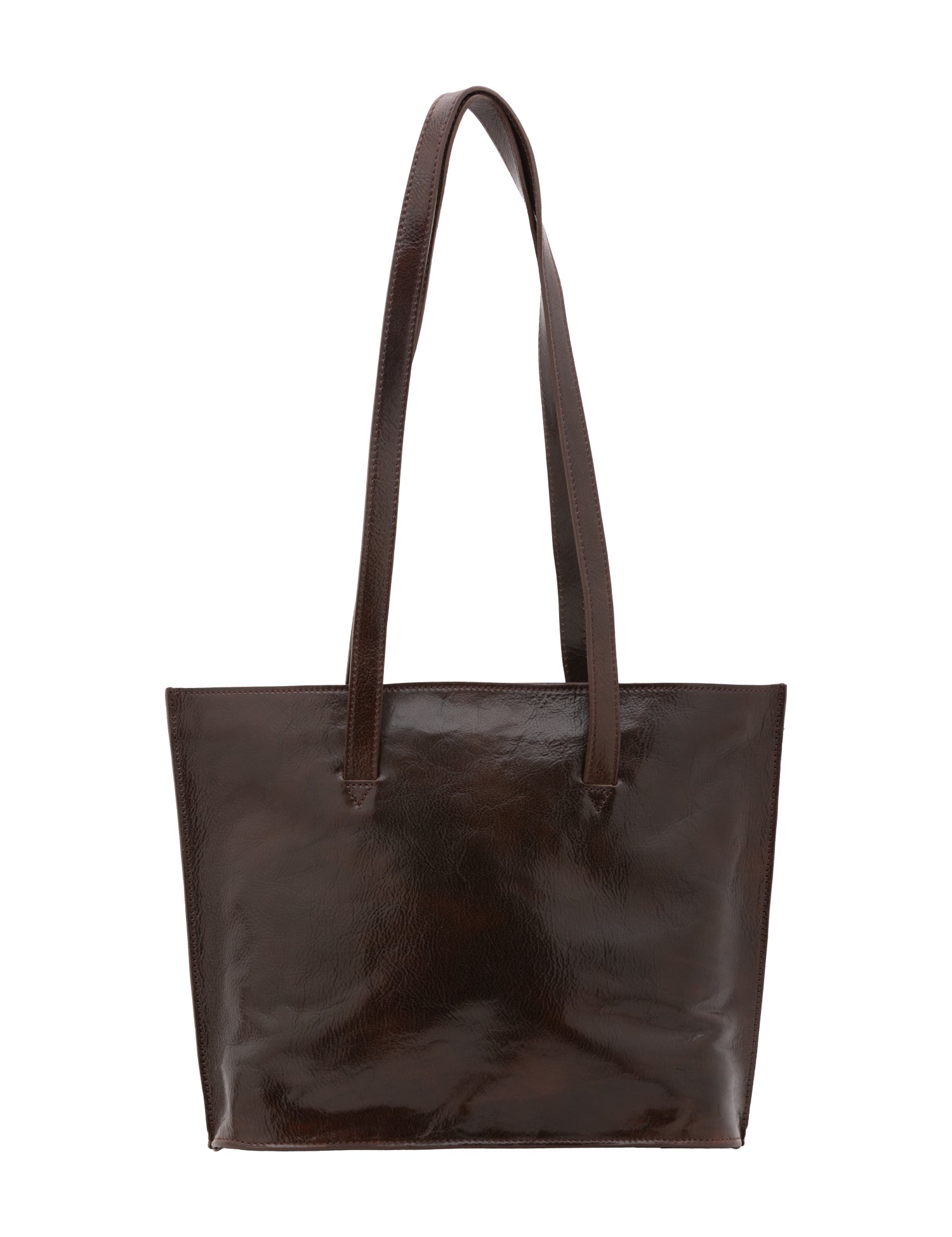 Borsa a spalla da donna 100% pelle 5572-Tmoro I Fratelli