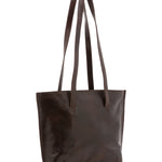 Borsa a spalla da donna 100% pelle 5572-Tmoro I Fratelli
