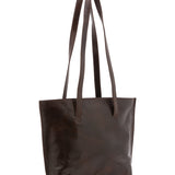 Borsa a spalla da donna 100% pelle 5572-Tmoro I Fratelli