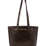 Borsa a spalla da donna 100% pelle 5572-Tmoro I Fratelli