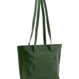 Borsa a spalla da donna 100% pelle 5572-Verde I Fratelli
