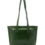Borsa a spalla da donna 100% pelle 5572-Verde I Fratelli
