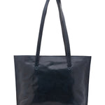 Borsa a spalla da donna 100% pelle 5573-Blu I Fratelli