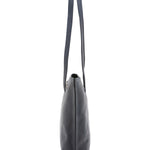 Borsa a spalla da donna 100% pelle 5573-Blu I Fratelli