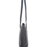 Borsa a spalla da donna 100% pelle 5573-Blu I Fratelli