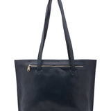 Borsa a spalla da donna 100% pelle 5573-Blu I Fratelli