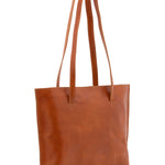 Borsa a spalla da donna 100% pelle 5573-Cognac I Fratelli
