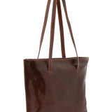 Borsa a spalla da donna 100% pelle 5573-Marrone I Fratelli