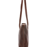 Borsa a spalla da donna 100% pelle 5573-Marrone I Fratelli