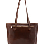 Borsa a spalla da donna 100% pelle 5573-Marrone I Fratelli