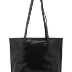 Borsa a spalla da donna 100% pelle 5573-Nero I Fratelli