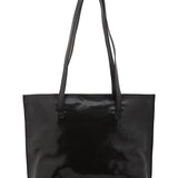 Borsa a spalla da donna 100% pelle 5573-Nero I Fratelli