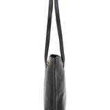 Borsa a spalla da donna 100% pelle 5573-Nero I Fratelli