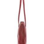 Borsa a spalla da donna 100% pelle 5573-Rosso I Fratelli