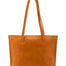 Borsa a spalla da donna 100% pelle 5573-Senape I Fratelli