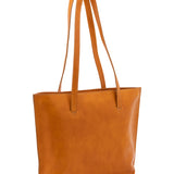 Borsa a spalla da donna 100% pelle 5573-Senape I Fratelli