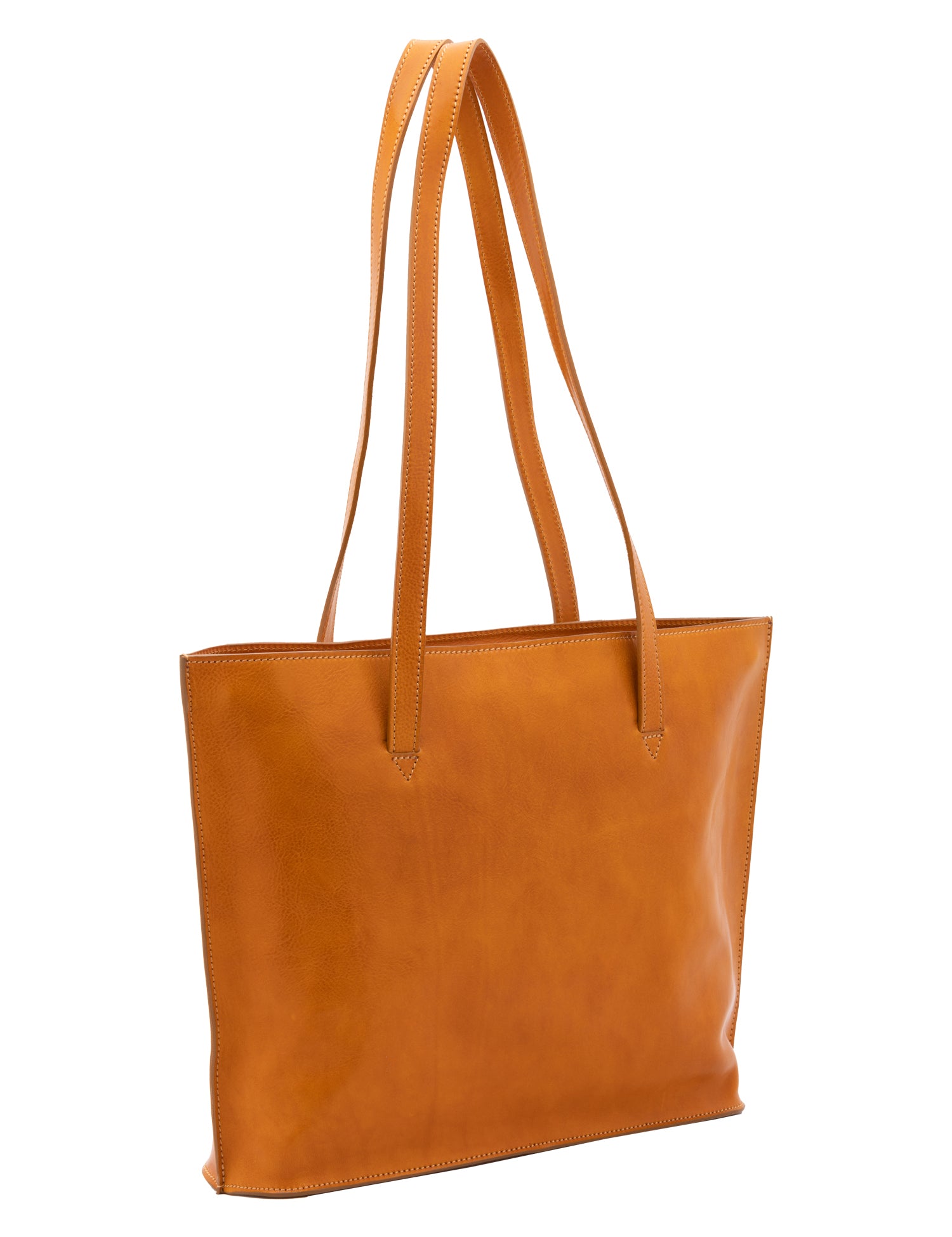Borsa a spalla da donna 100% pelle 5573-Senape I Fratelli
