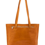 Borsa a spalla da donna 100% pelle 5573-Senape I Fratelli