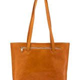 Borsa a spalla da donna 100% pelle 5573-Senape I Fratelli