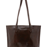 Borsa a spalla da donna 100% pelle 5573-Tmoro I Fratelli