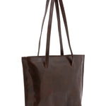 Borsa a spalla da donna 100% pelle 5573-Tmoro I Fratelli