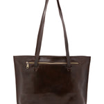 Borsa a spalla da donna 100% pelle 5573-Tmoro I Fratelli