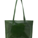 Borsa a spalla da donna 100% pelle 5573-Verde I Fratelli