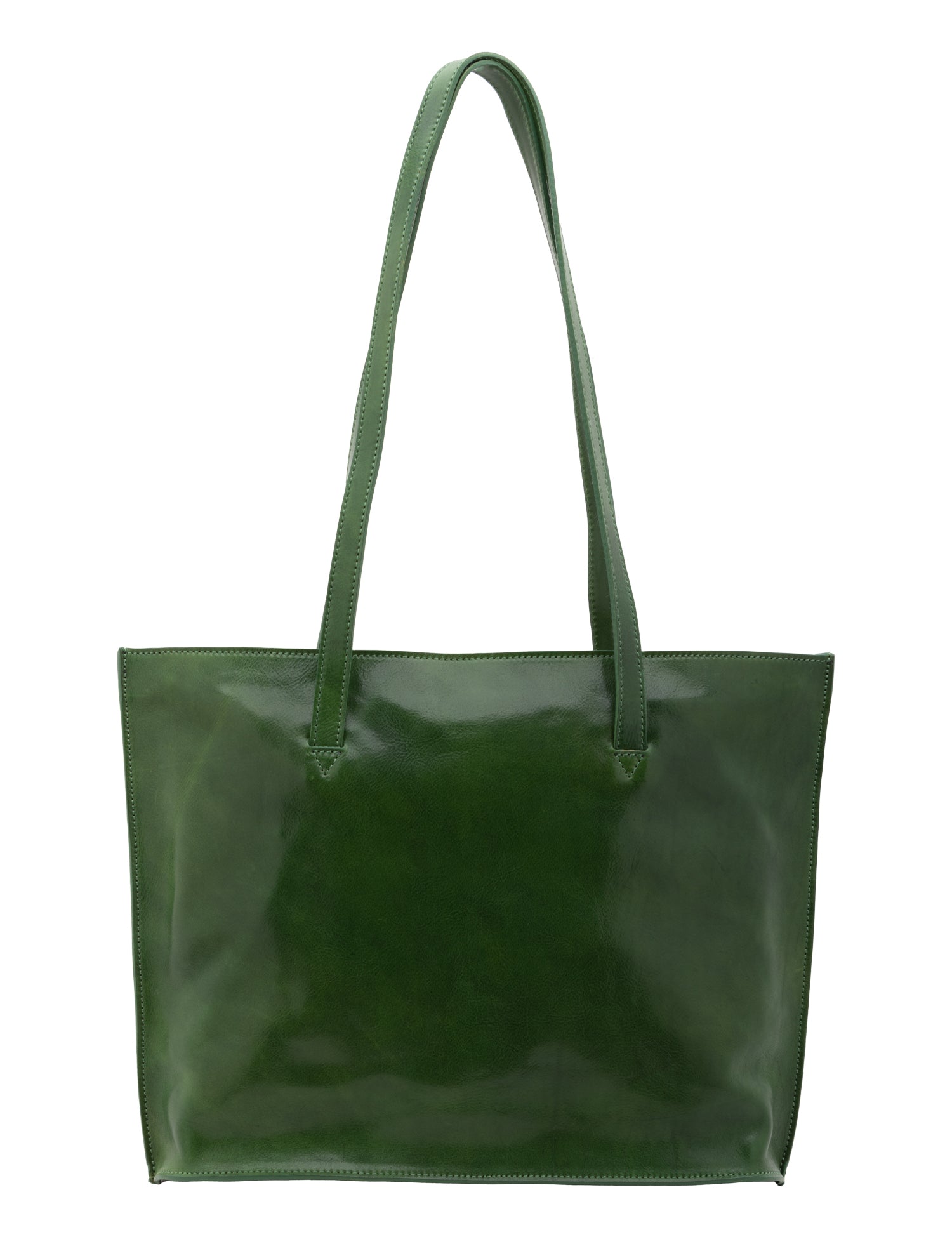 Borsa a spalla da donna 100% pelle 5573-Verde I Fratelli