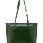 Borsa a spalla da donna 100% pelle 5573-Verde I Fratelli