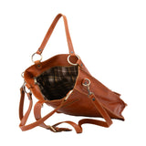 Borsa a spalla da donna Vera pelle 5574-Cognac I Fratelli