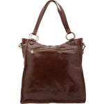Borsa a spalla da donna Vera pelle 5574-Marrone I Fratelli