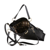 Borsa a spalla da donna Vera pelle 5574-Nero I Fratelli