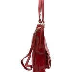 Borsa a spalla da donna Vera pelle 5574-Rosso I Fratelli