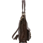 Borsa a spalla da donna Vera pelle 5574-Tmoro I Fratelli