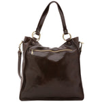 Borsa a spalla da donna Vera pelle 5574-Tmoro I Fratelli