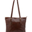 Borsa a spalla da donna 100% vera pelle 5576-Marrone I Fratelli