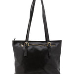 Borsa a spalla da donna 100% vera pelle 5576-Nero I Fratelli