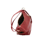 Borsa a spalla da donna Vera pelle 5577-Rosso I Fratelli