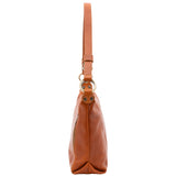 Borsa a spalla da donna 100% pelle 5578-Cognac I Fratelli