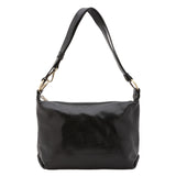Borsa a spalla da donna 100% pelle 5578-Nero I Fratelli