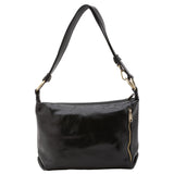 Borsa a spalla da donna 100% pelle 5578-Nero I Fratelli
