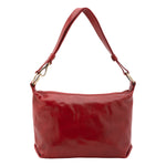 Borsa a spalla da donna 100% pelle 5578-Rosso I Fratelli